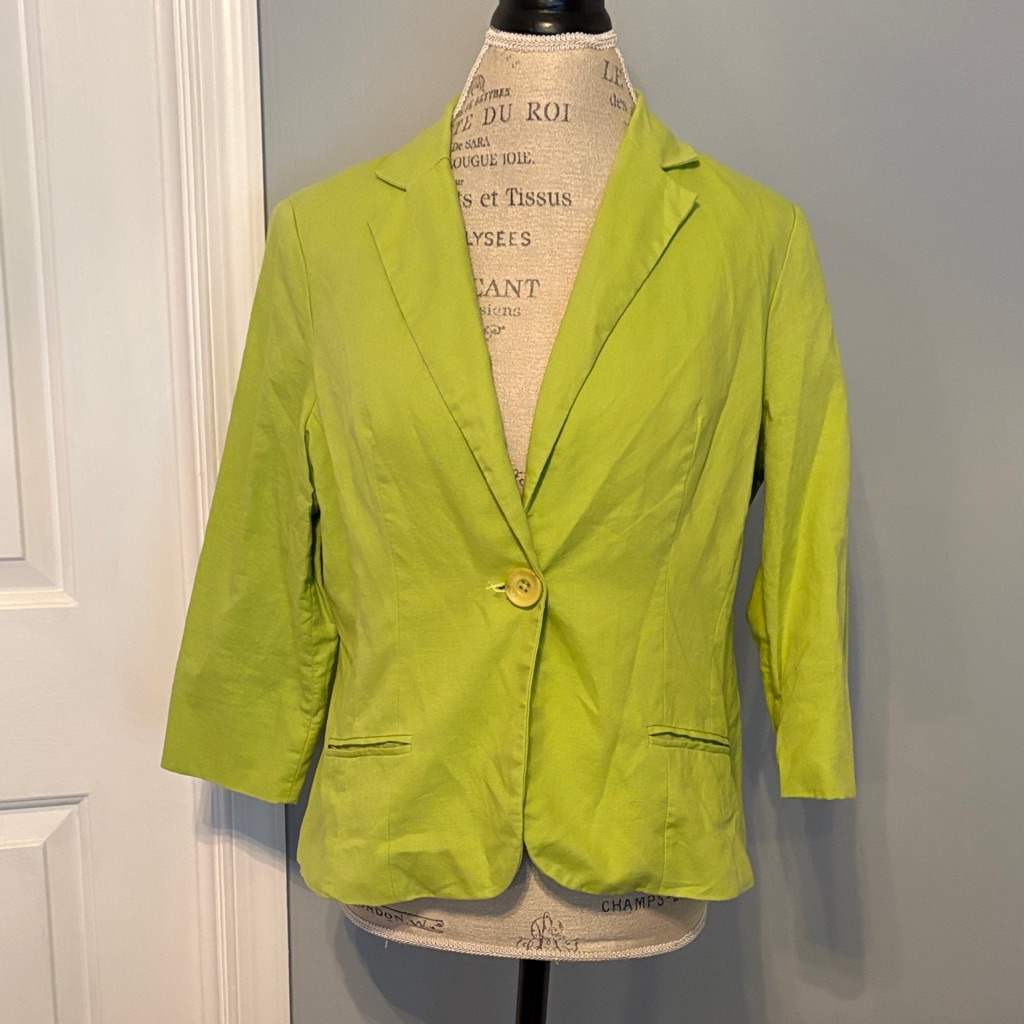 Alison Sheri Lime Blazer